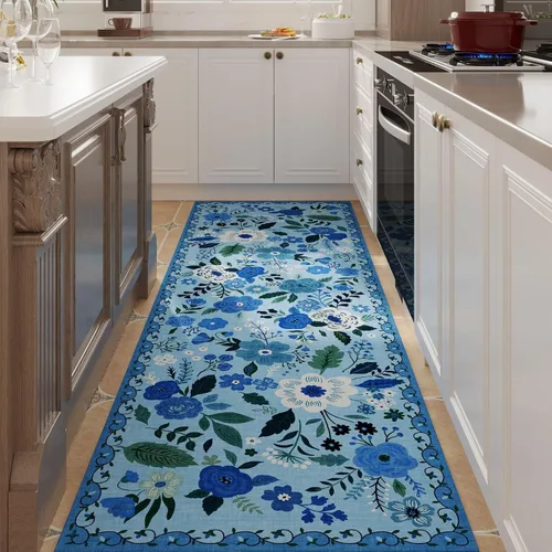 Miniatura 56 de Rugcomf Alfombra Pasillera para Pasillos Alfombra de Cocina Antideslizante 2'6'' x 8' Alfombras Pasilleras Lavables con Respaldo de Goma Alfombra