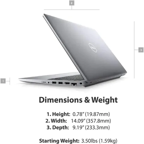 Miniatura 5 de Dell Latitude 5000 Series 5520 - Laptop de negocios, pantalla táctil FHD de 15.6 pulgadas, Intel Core i5-1145G7 vPro, 16 GB de RAM, 512 GB SSD