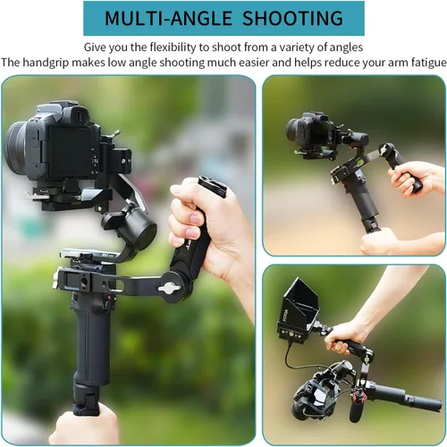 Miniatura 6 de Foto4easy - Mango ajustable para DJI RS 2 RSC 2 RS 3 RS 3 Pro RS 3 Pro RS 3 Mini cardán estabilizador de mano