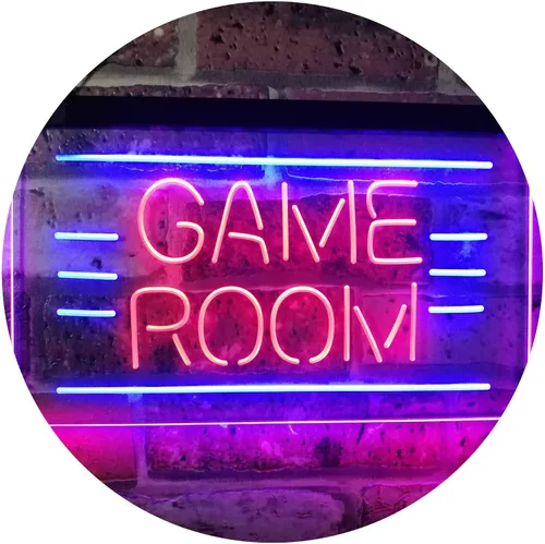 Miniatura 12 de ADVPRO Game Room Man Cave Bar Display Dual Color LED Neon Sign Azul y Rojo 12 "x 8.5" st6s32-i2338-br