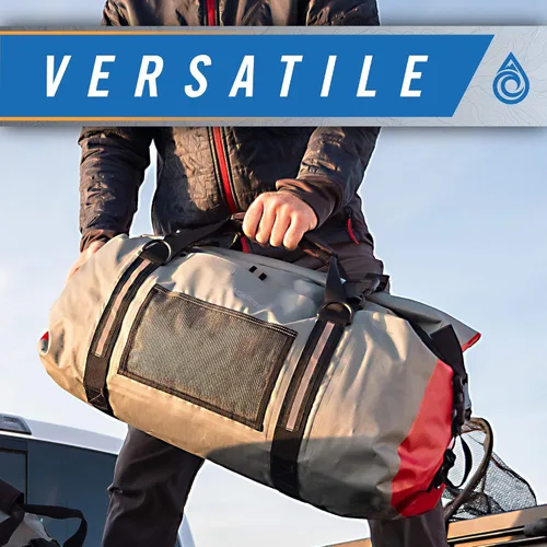 Miniatura 4 de AquaQuest Bolsa de lona blanca – 100% impermeable, resistente, versátil y cómoda – Bolsa protectora duradera para viajes, deportes, motocicleta