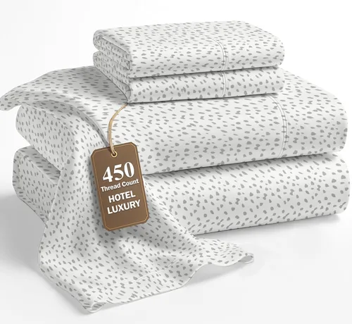 Miniatura 17 de LANE LINEN - Sábanas tamaño Split King para cama ajustable, 450 hilos, 100% algodón, 2 sábanas bajeras individuales XL, con bolsillo profundo, 05