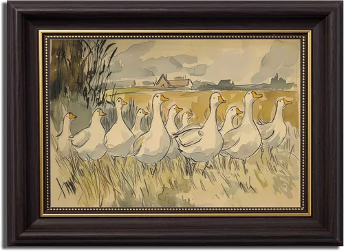Miniatura 12 de Lienzo enmarcado en oro, bosque de sol, arte de pared, textura 3D, impresionista, paisaje, decoración, imagen, primavera, verano, naturaleza