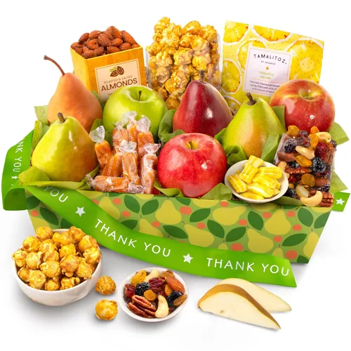 Miniatura 15 de A Gift Inside Get Well Soon Orchard Delight Fruta y Gourmet - Canasta de Regalo