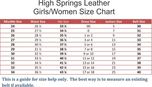 Miniatura 4 de High Springs Leather Cinturón de piel de ciervo personalizado para hombres y mujeres