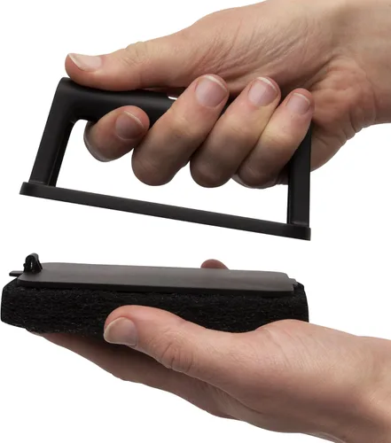 Miniatura 7 de Weber Kit de limpieza de plancha, 8 piezas – Rascador de plancha resistente, almohadillas para fregar, piedras de limpieza y asas de fácil agarre