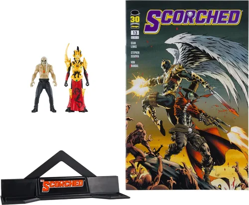 Miniatura 5 de McFarlane Toys - Spawn Page Punchers 2pk Freak and Mandarin Spawn Figuras de acción de 3 pulgadas con cómic