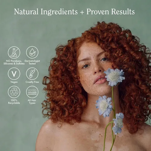 Miniatura 8 de Rizos Curls Tratamiento 2 en 1 de espuma espesante + moldeador, mejora el grosor del cabello, reduce la rotura, aumenta el volumen en las raíces