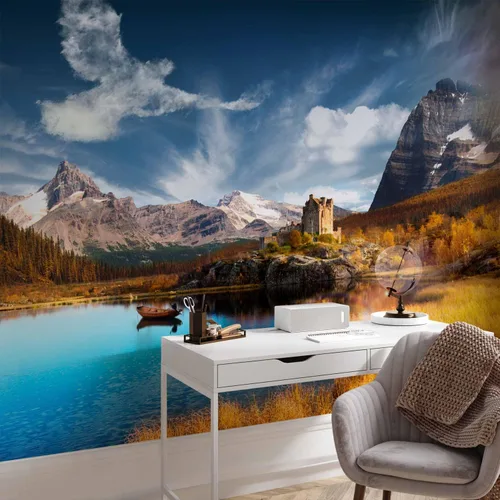 Miniatura 6 de artgeist Mural de pared Montañas 79 x 61 pulgadas - XXL Papel tapiz no tejido de vellón Decoración de pared Impresión fotográfica Imagen Diseño