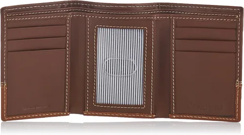 Miniatura 5 de Timberland - Cartera triple de cuero para hombre con ventana para tarjeta de identificación