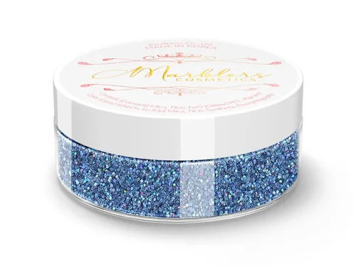 Miniatura 32 de MARBLERS Brillantina de forma gruesa de grado cosmético [estrella] 0.11 onzas (0.11 oz) Escamas No tóxica Vegana Libre de crueldad animal