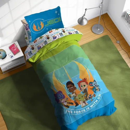 Miniatura 8 de Sunny Side Up Bluey & Friends - Juego de edredón tamaño completo, ropa de cama infantil de 7 piezas, incluye edredón, sábanas y funda de almohada