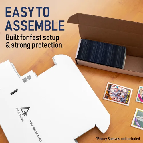 Miniatura 6 de Caja de Almacenamiento Premium para Tarjetas Coleccionables de Deportes, Béisbol, Fútbol Americano, Baloncesto, MTG y TCG para Coleccionistas