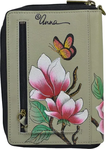 Miniatura 2 de Anna by Anuschka Women's Hand-Painted Genuine Leather Passport Organizer