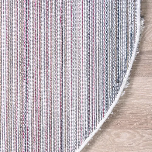 Miniatura 8 de Unique Loom Solid Shag Collection Alfombra de Área (5' 3" x 8' Ovalada, Blanco Nieve)