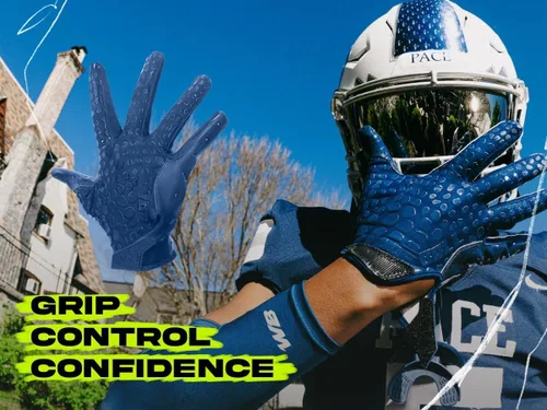 Miniatura 4 de We Ball Sports Hypr-Grip - Guantes de fútbol para hombre, guantes de silicona para receptor de palma