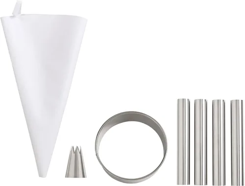 Miniatura 8 de Fantes Cannoli Maker Forms, acero inoxidable, juego de 4, The Italian Market Original desde 1906
