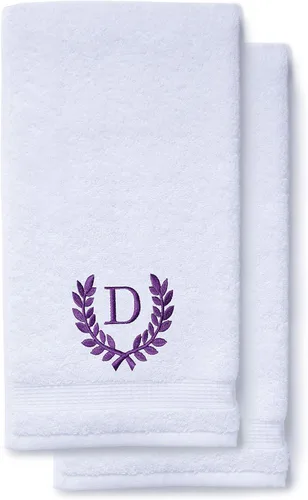 Miniatura 12 de Toallas de mano decorativas y con monograma para baño, cocina, maquillaje Regalo personalizado para boda-nupcial Toalla turca de lujo