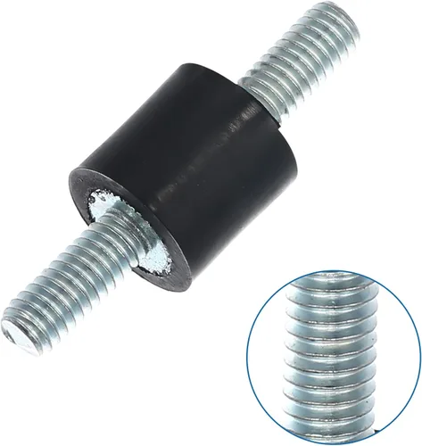 Miniatura 4 de X AUTOHAUX 4 unids M4 coche anti vibración goma aislador amortiguador 0.394x0.394 in caucho bobina montaje amortiguador montajes para compresores