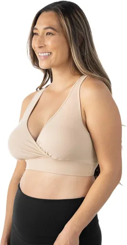 Miniatura 4 de Kindred Bravely Sujetador de lactancia de rizo francés con espalda cruzada para maternidadlactancia materna