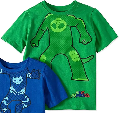 Miniatura 6 de PJ Masks PJMASKS Catboy Gekko - Camiseta de manga corta de manga corta