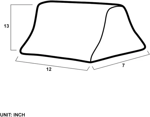 Miniatura 5 de Mesa de masaje Trapezoidal Posicionamiento Almohada Almohada Cojín (Negro)