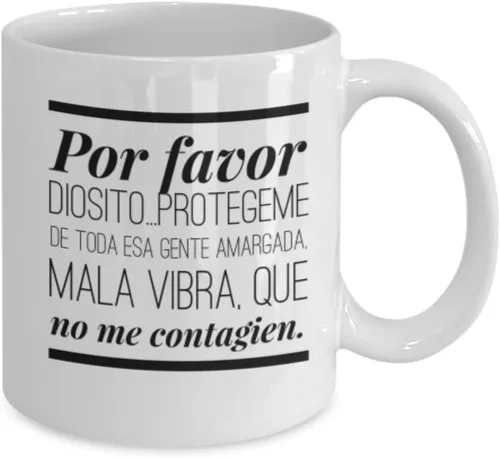 Miniatura 2 de Por Favor Diosito Protegeme - Taza café, tazas para café divertidas, tazas de café personalizadas, taza de café inspiradoras, taza grande de cafe