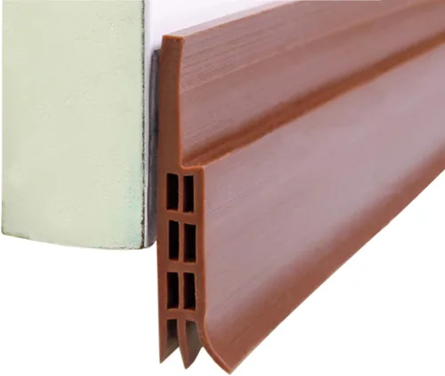 Miniatura 8 de VITAM AMO Cepillo de barrido de puerta, extractor de corrientes de aire, tira de sellado de aislamiento de corrientes de aire, de silicona, Gris