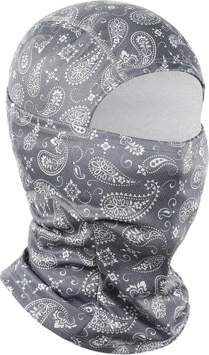 Achiou - Pasamontañas, máscara facial, para hombres o mujeres, máscara de cara completa con capucha, para nieve, motocicleta, correr, clima frío