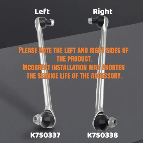Miniatura 5 de K750337 K750338 2 unids para Mercedes-Benz 2008-2014 C230 63 AMG E350 400 550 RWD Suspensión delantera estabilizador barra estabilizador Kit