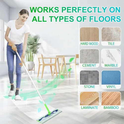 Miniatura 4 de 20 unidades de paños húmedos XL para Swiffer Sweeper XL Mop - Recambios desechables de almohadillas húmedas extra grandes - Recambios de paños