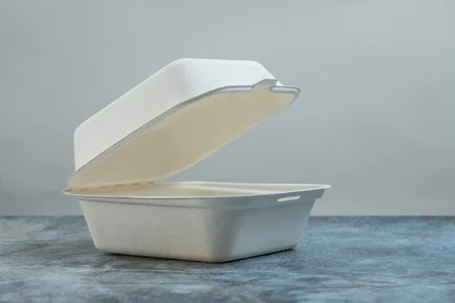 Miniatura 2 de Greenwave Evolution TW-BOO-004 - Recipientes para alimentos de 6 x 6 x 3 pulgadas, bagazo con aspecto de mármol, 100% compostable, desechables