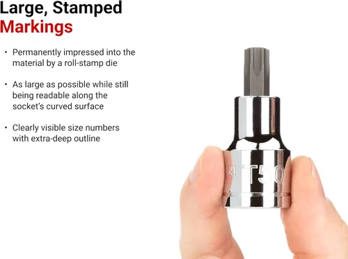 Miniatura 3 de TEKTON Unidad de 1/2 pulgada x T40 Torx Bit Socket SHB24240