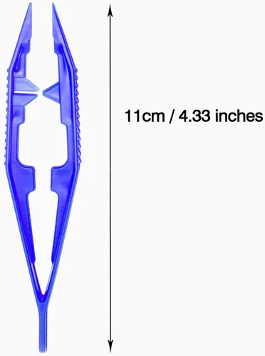 Miniatura 5 de Tupalizy Pinzas de plástico de 5 colores surtidos para proyectos de cuentas, pinzas para manualidades hechas a mano, fabricación de joyas, adultos