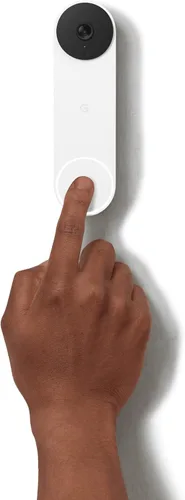 Miniatura 4 de Google Nest Doorbell (batería) cámara inalámbrica timbre - timbre de video - Nieve