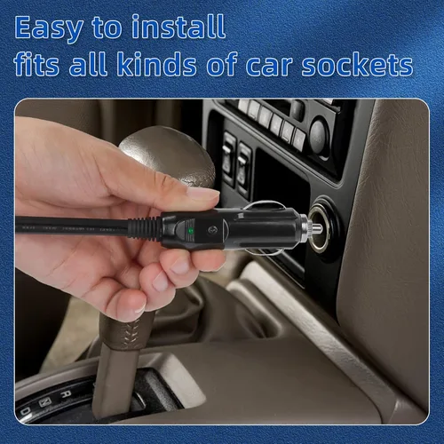 Miniatura 5 de Cable de alimentación termoeléctrico del refrigerador 8FT w/fusible para Coleman 12V/24V OE#5644-710 5644-707 300000540 5645