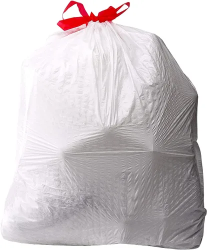 Miniatura 2 de Amazon Basics Flextra - Bolsas de basura altas con cordón para cocina, 13 galones, 120
