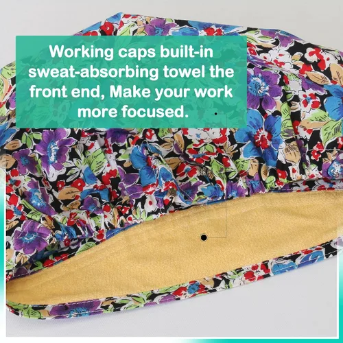 Miniatura 174 de GUOER Sombrero Bouffant Gorra Talla única Multicolor