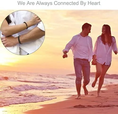 Miniatura 7 de Pulsera para hombre con diseño de ojo de tigre para hombre, novio, marido, papá, hijo, nieto, hermano, piedra natural, aniversario, Navidad