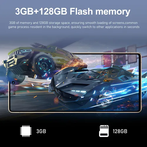 Miniatura 5 de Unlocked phone with 3G+128G, 4G LTE Dual Sim Android phone, 6.71inch HD Display, 3200mAh battery, 2MP+8MP, Android 11 Smartphone, Octa-core