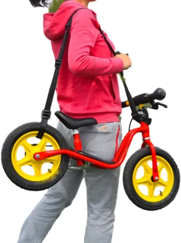 Miniatura 4 de Correa de transporte de hombro para bicicleta de equilibrio para niños/para llevar la bicicleta de los niños como remolque/correa extensible