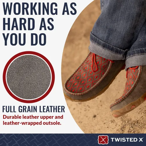 Miniatura 3 de Twisted X Mocasines para conducir, chukka de trabajo para mujer