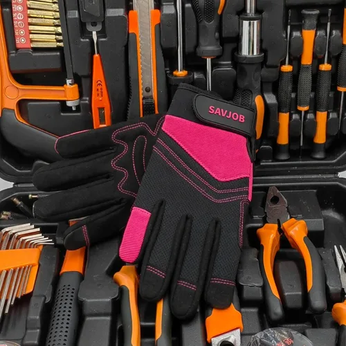 Miniatura 6 de Guantes de trabajo de seguridad para hombres y mujeres, guantes de trabajo utilitarios, guantes de mecánico, guantes de trabajo de patio, ajuste
