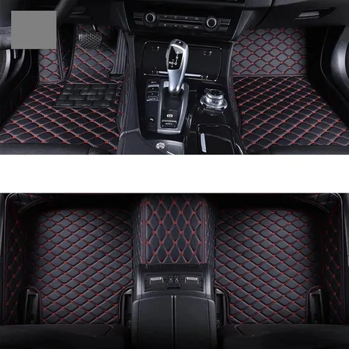 Miniatura 10 de Tapete de auto personalizado para Nissans X-Trail Rogues XTrail, accesorios para automóvil, alfombra de pie (color todo negro)