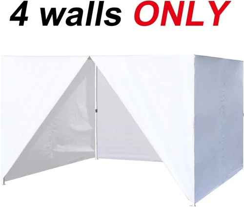 Miniatura 3 de Eurmax USA - Kit de paredes con cierre completo para toldo desplegable de 8x8 pies, solo 4 paredes (verde bosque)