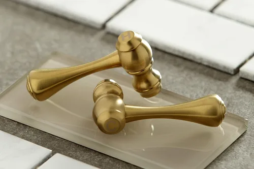 Miniatura 2 de Kingston Brass KS7247BL - Grifo de baño de montaje en pared, latón cepillado Cobrizo cepillado