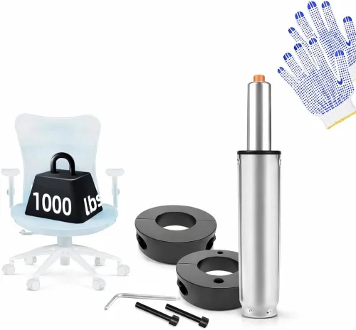 Miniatura 8 de PROFECTUS Repuesto de cilindro de gas para silla de oficina, pistón resistente clase 4, altura ajustable de 5.5 pulgadas, ajuste universal