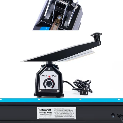 Miniatura 3 de Sealer Pro - 20 pulgadas - 0.197 in de ancho de sellado - Sellador térmico por impulso, más resistente para un sellado fuerte y seguro para Metallic