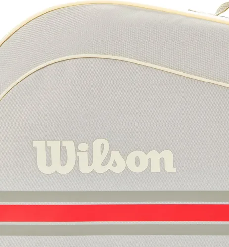Miniatura 7 de Wilson Bolsas de raqueta de tenis para equipos 2025 Avena/Rojo
