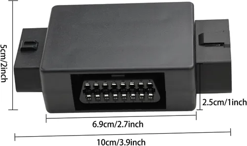 Miniatura 5 de iKKEGOL Pocket OBD2 Splitter Adapter Full 16 Pin 1 Macho a 3 Hembra OBD Cable Convertidor Conector (negro)
